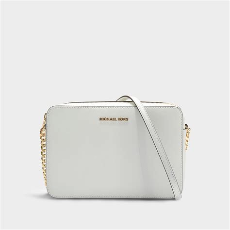 sac michael kors blanc|michael kors crossbody satchel.